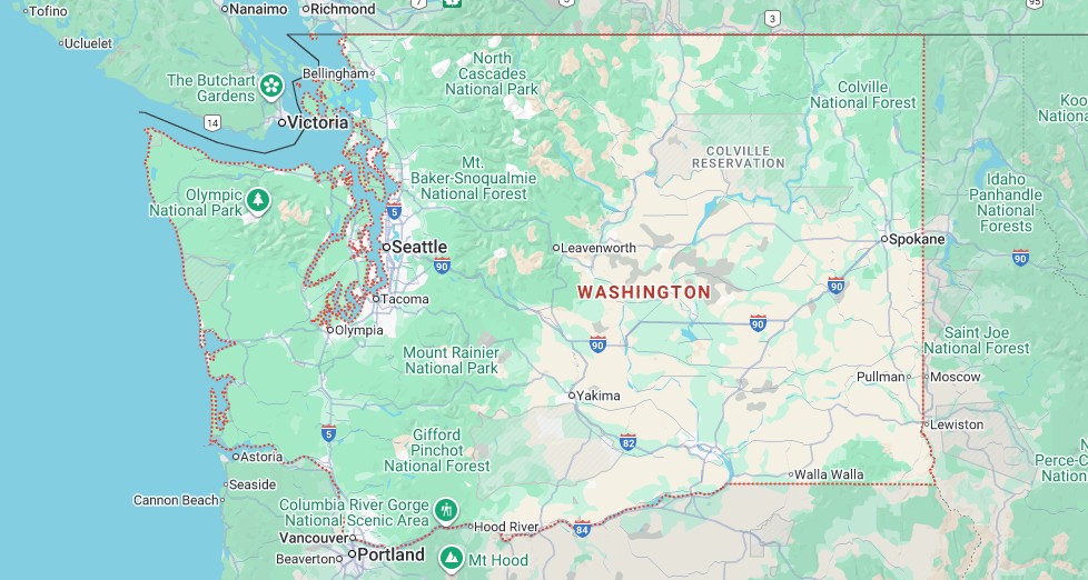 Washington Map